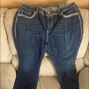 34R turquoise ariat bootcut jeans